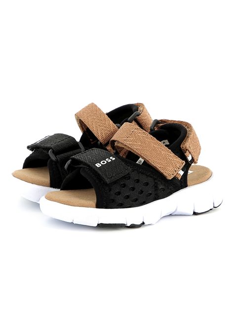 Sandali con stampa HUGO BOSS KIDS | J5215909B